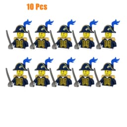 Kids Toys Imperial Navy Building Blocks Red Blue General Soldiers Set Mini Action Figures Toys For Kids Christmas Gifts