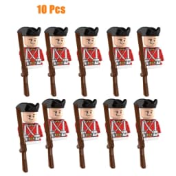Kids Toys Imperial Navy Building Blocks Red Blue General Soldiers Set Mini Action Figures Toys For Kids Christmas Gifts