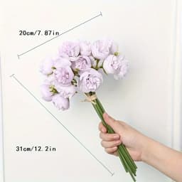 Artificial Peony Silk Flowers 27Heads Bridal Bouquet Wedding Christmas Decoration Flower Home Party Table Decoration Fake Flower
