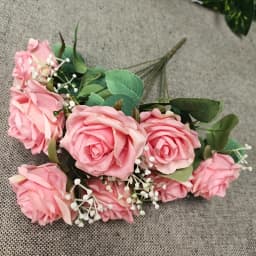 Artificial Peony Silk Flowers 27Heads Bridal Bouquet Wedding Christmas Decoration Flower Home Party Table Decoration Fake Flower