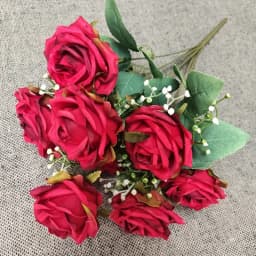 Artificial Peony Silk Flowers 27Heads Bridal Bouquet Wedding Christmas Decoration Flower Home Party Table Decoration Fake Flower