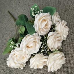 Artificial Peony Silk Flowers 27Heads Bridal Bouquet Wedding Christmas Decoration Flower Home Party Table Decoration Fake Flower