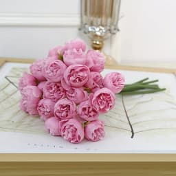 Artificial Peony Silk Flowers 27Heads Bridal Bouquet Wedding Christmas Decoration Flower Home Party Table Decoration Fake Flower