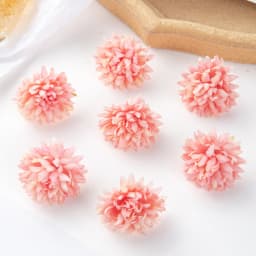 10/50Pcs Pink Silk Carnation Artificial Flowers Scrapbook Bridal Accessories Diy Wedding Rose Arch Christmas Wreaths Home Decor