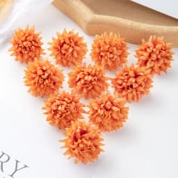 10/50Pcs Pink Silk Carnation Artificial Flowers Scrapbook Bridal Accessories Diy Wedding Rose Arch Christmas Wreaths Home Decor