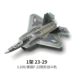 1/100 US F-22 Raptor Stealth Fighter Model Creative Military Series Building Blocks DIY Decor Assembled Toys For Christmas Gifts