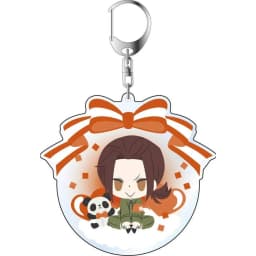 6CM Anime The Beautiful World Acrylic Keychain Model Cosplay Characters Ornament Accessories Christmas Collection Gifts