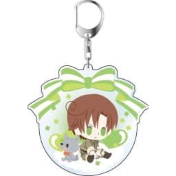 6CM Anime The Beautiful World Acrylic Keychain Model Cosplay Characters Ornament Accessories Christmas Collection Gifts