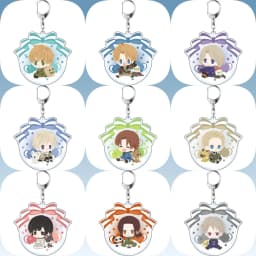 6CM Anime The Beautiful World Acrylic Keychain Model Cosplay Characters Ornament Accessories Christmas Collection Gifts
