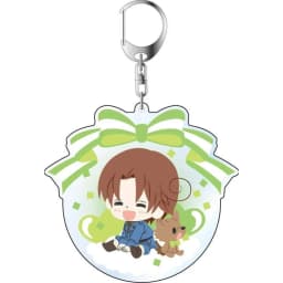 6CM Anime The Beautiful World Acrylic Keychain Model Cosplay Characters Ornament Accessories Christmas Collection Gifts