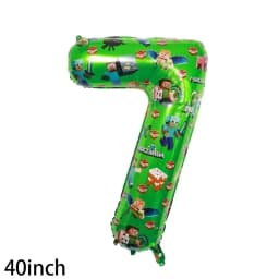 Minecrafte Birthday Party Decoration Aluminum Film Latex Balloon Home Party Decoration Supplies Halloween Christmas Decoration