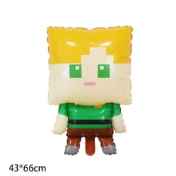 Minecrafte Birthday Party Decoration Aluminum Film Latex Balloon Home Party Decoration Supplies Halloween Christmas Decoration