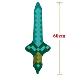 Minecrafte Birthday Party Decoration Aluminum Film Latex Balloon Home Party Decoration Supplies Halloween Christmas Decoration