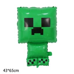 Minecrafte Birthday Party Decoration Aluminum Film Latex Balloon Home Party Decoration Supplies Halloween Christmas Decoration