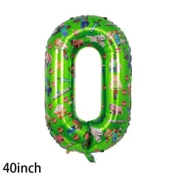 Minecrafte Birthday Party Decoration Aluminum Film Latex Balloon Home Party Decoration Supplies Halloween Christmas Decoration