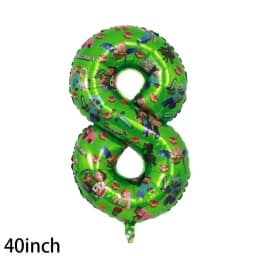 Minecrafte Birthday Party Decoration Aluminum Film Latex Balloon Home Party Decoration Supplies Halloween Christmas Decoration