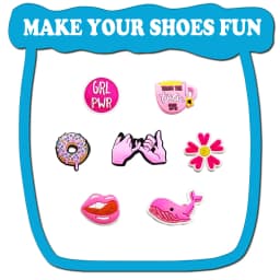 Random 30Pcs Shoe Charms , PVC Shoe Decorations Accessories for Christmas, Birthday, Party, Gift Shoes Pins for Men Women
