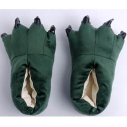 Winter Warm Soft Indoor Floor Slippers Women Men Shoes Paw Funny Animal Christmas Monster Dinosaur Claw Plush Home Random Lining