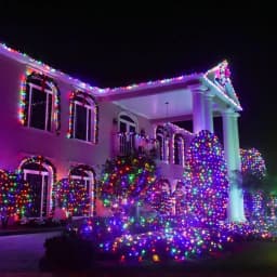 8Colors Outdoor Solar Light Garden Warm/Purple/RGB LED Strip String Fairy Lights Solar Lamp Waterproof Garland Christmas Decor