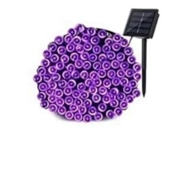 8Colors Outdoor Solar Light Garden Warm/Purple/RGB LED Strip String Fairy Lights Solar Lamp Waterproof Garland Christmas Decor