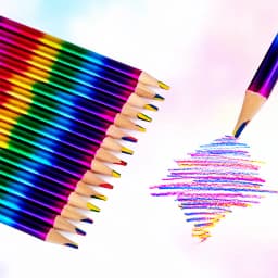 12-48 Pcs Rainbow Four-color Painting Brush for Children's Birthday Party Kindergarten Home Carnival Christmas Party Gift Reward
