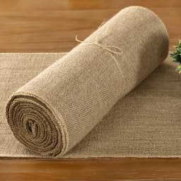 Natural Jute Burlap Table Runner Farmhouse Jute Fabric Chair Sashes Placemat Thanksgiving Rustic for Dining Christmas Home Decor