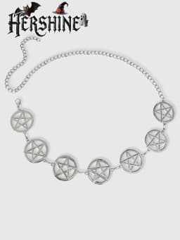 HERSHINE Women's Fashion Five-Pointed Star Waist Chain, Y2K Gothic Punk Style Elegant Party Accessory,spring,summer,Christmas