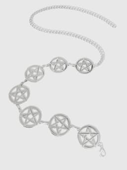 HERSHINE Women's Fashion Five-Pointed Star Waist Chain, Y2K Gothic Punk Style Elegant Party Accessory,spring,summer,Christmas