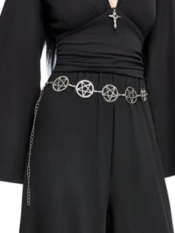HERSHINE Women's Fashion Five-Pointed Star Waist Chain, Y2K Gothic Punk Style Elegant Party Accessory,spring,summer,Christmas