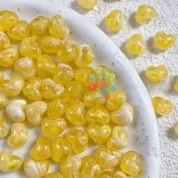 30 Pcs, 10*12mm, Fashionable, Multi-Color, Love Beads, Candy Color, Diy, Jewelry Making Materials, Suitable for Bracelets, Necklaces, Keychains, Christmas Handicrafts and Accessories