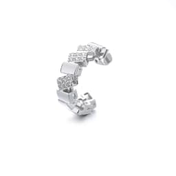 1PC Irregular Square Zircon Ear Clip Earring for Women Fashion Simple Earring Stack No Piercing Ear Cuff Jewelry Christmas Gift