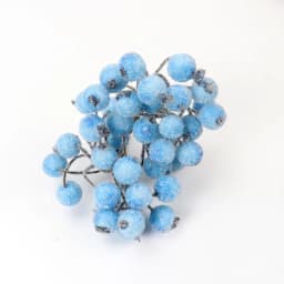 40pcs Mini Christmas Frosted Artificial Berry Vivid Red Holly Berries Wedding Party Decoration Artificial Flowers Home Decor