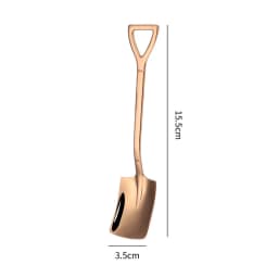 Shovel Spoon Stainless Steel Teaspoon For Coffee Spoon Fruit Ice Cream Dessert Scoop Kitchen Accessories Wedding Christmas Gift