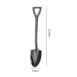 Shovel Spoon Stainless Steel Teaspoon For Coffee Spoon Fruit Ice Cream Dessert Scoop Kitchen Accessories Wedding Christmas Gift