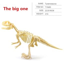 12pcs/set Jurassic Dinosaurs Skeleton Model Archaeology Tyrannosaurus Pterosaur Home Decoration Toys For Christmas Gifts
