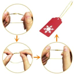 100pcs 20cm Polyester Strings for Christmas Pendants Xmas Tree Xmas Ball Tag Tool Christmas Drop Ornament Accessories