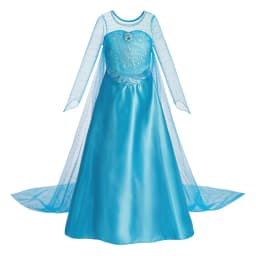 Children Princess Fancy Costume Elsa Party Carnival White Dress Up for Girl Christmas Birthday Cosplay Belle Snowflake Vestidoes