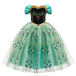 Children Princess Fancy Costume Elsa Party Carnival White Dress Up for Girl Christmas Birthday Cosplay Belle Snowflake Vestidoes