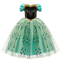 Children Princess Fancy Costume Elsa Party Carnival White Dress Up for Girl Christmas Birthday Cosplay Belle Snowflake Vestidoes