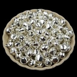 1bag Golden Silvery Christmas Jingle Bells Pendant Jewelry Making   Craft DIY Handmade Iron Bells Accessories Wholesale