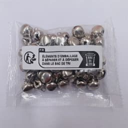 1bag Golden Silvery Christmas Jingle Bells Pendant Jewelry Making   Craft DIY Handmade Iron Bells Accessories Wholesale