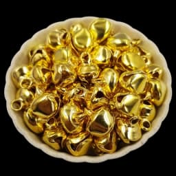 1bag Golden Silvery Christmas Jingle Bells Pendant Jewelry Making   Craft DIY Handmade Iron Bells Accessories Wholesale