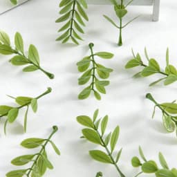 50Pcs Artificial Plant Leaves Christmas Party Home Wedding Background Wall Decoration Accessories Diy Cake Candy Box Scrapbook