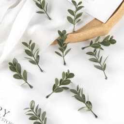 50Pcs Artificial Plant Leaves Christmas Party Home Wedding Background Wall Decoration Accessories Diy Cake Candy Box Scrapbook
