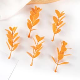 50Pcs Artificial Plant Leaves Christmas Party Home Wedding Background Wall Decoration Accessories Diy Cake Candy Box Scrapbook