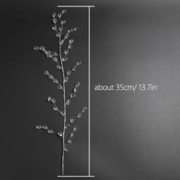 5 Pieces/35CM Short Acrylic Crystal Pendant for Christmas Tree Decoration, DIY Wedding Party Decoration Beads