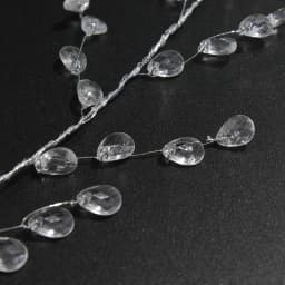 5 Pieces/35CM Short Acrylic Crystal Pendant for Christmas Tree Decoration, DIY Wedding Party Decoration Beads