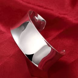 Fine Smooth wide bangles 925 Sterling silver cuff Bracelets for Women Fashion Wedding Party Christmas Gifts popular Jewelry 27g