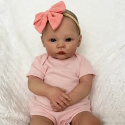 18inch Reborn Baby Doll Meadow Girl Full Vinyl Body 100% handmade 3D Skin Collectible Art Doll Toy Birthday Christmas Gift