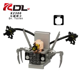 4CM Skibidi Toilet Man Mini Figure Monitor Building Blocks Audio Camera Man Toys Boy Children Christmas Birthday Gift